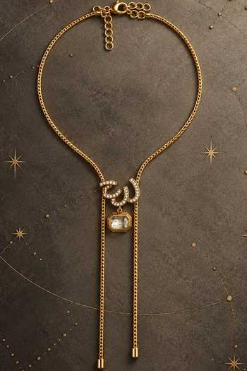 Suhani Pittie The Calligraphic Constellation Lariat Necklace 
