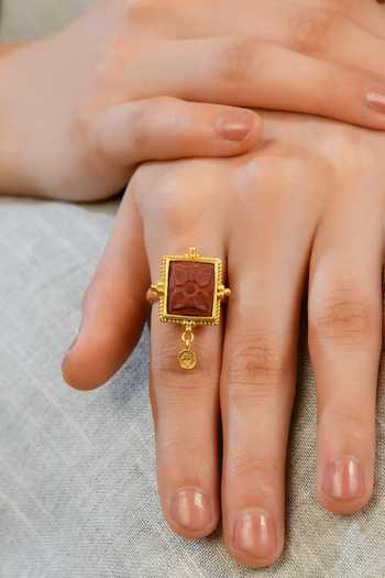 Buy Totapari Red Muladhar - Root Chakra Ring Buy_Totapari_Red Muladhar - Root Chakra Ring