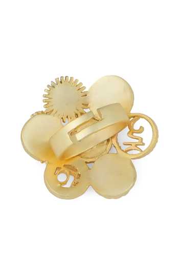 Shop Totapari Gold Plated 7 Chakra Resonance Ring Online at Aza Fashions Shop_Totapari_Gold Plated 7 Chakra Resonance Ring _Online_at_Aza_Fashions