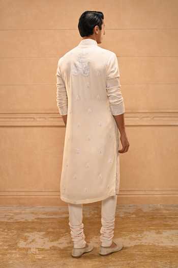 Tarun Tahiliani Classic Chikankari Kurta Set