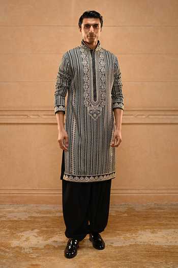 Tarun Tahiliani Kashida Embroidered Kurta Set