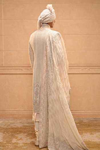 Tarun Tahiliani Kashida Embroidered Sherwani Set