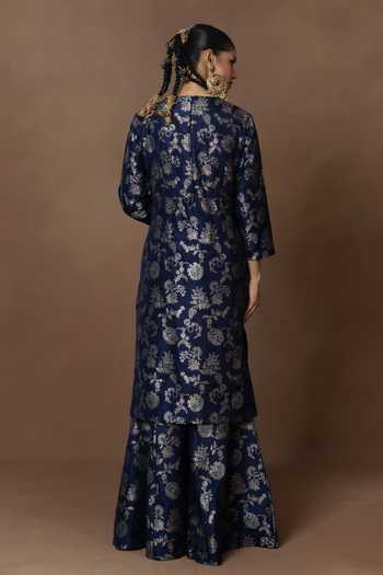 Vishwa By Pinki Sinha Woven Kurta Gharara Set