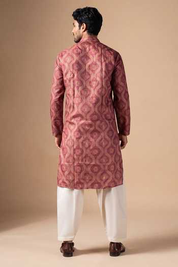 Arihant Rai Sinha Jaal Print Kurta & Salwar Set 
