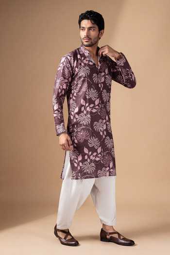 Arihant Rai Sinha Floral Print Kurta & Salwar Set 