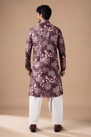 Arihant Rai Sinha Floral Print Kurta & Salwar Set 