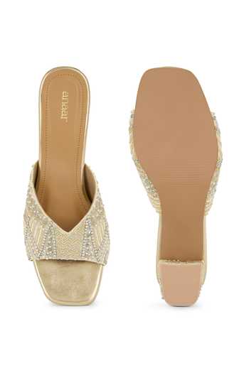 Anaar Desi Debutante Embellished Heels