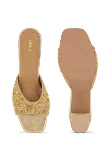 Anaar Wingwoman Blended Woven Heels