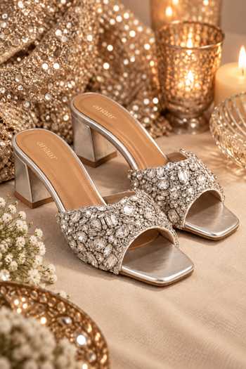 Anaar Heiress Satin Heels