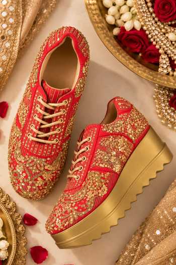 Anaar Jodi & Co Embellished Sneakers