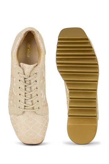Anaar Toast & Twirl Brocade Sneakers