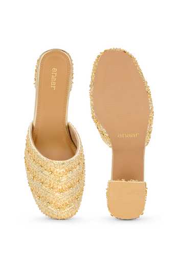 Anaar Ditsy Ritzy Satin Heels