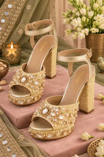 Anaar Blockbuster Babes Pearl Embellished Heels