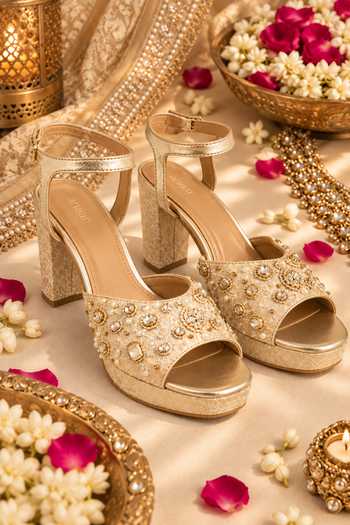 Anaar Dhoom Dham Brocade Heels