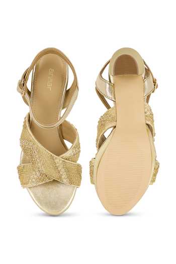 Anaar Wild Child Embellished Platform Heels