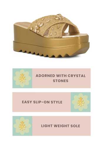 Buy Anaar Gold Shimmerville Strap Embellished Heels Online at Aza Fashions Buy_Anaar_Gold Shimmerville Strap Embellished Heels _Online_at_Aza_Fashions