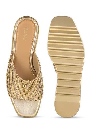 Anaar Spellbound Embellished Platform Wedge Heels