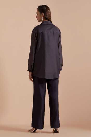 Kora Silk Chanderi Shirt & Pant Set 