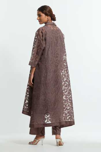 Kora Embroidered Jacket & Pant Set 