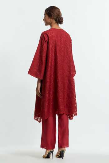 Kora Embroidered Kurta Set 
