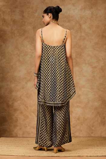 Needleten Olive Mosaic Strappy Top 