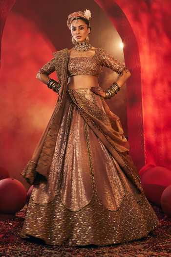 Payal & Zinal Nazara Embroidered Lehenga Set