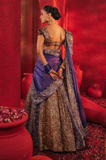 Payal & Zinal Shabnam Georgette Lehenga Set 