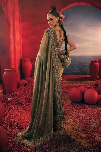 Payal & Zinal Banno Embroidered Saree With Blouse 