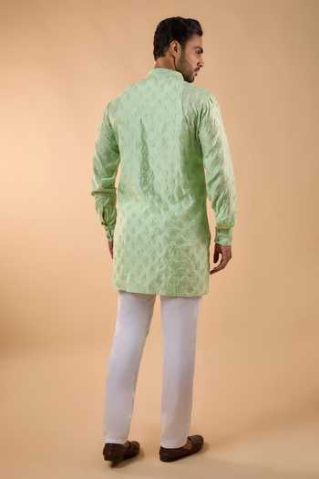 Spring Break Embroidered Kurta Set
