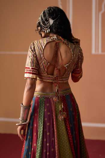 Swatti Kapoor Rumi Handwoven Chanderi Blouse 