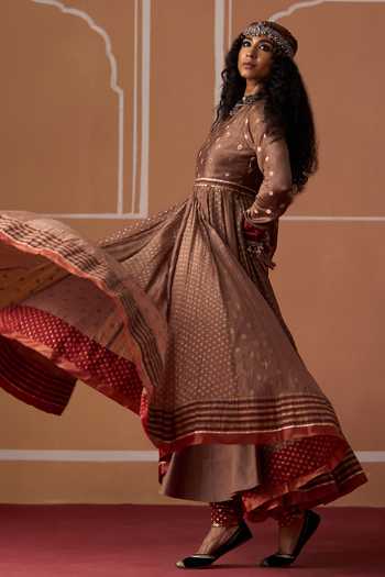 Swatti Kapoor Tania Hand Block Print Churidar 