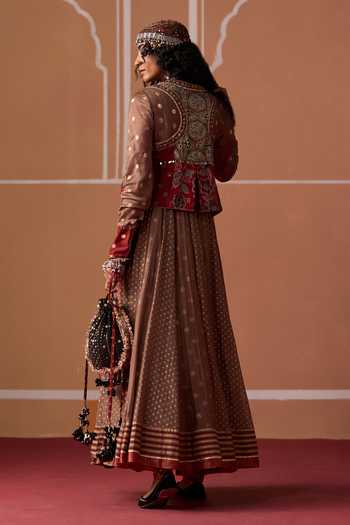 Swatti Kapoor Nakul Ajrakh Gilet