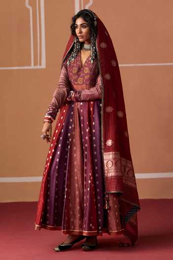 Swatti Kapoor Sadaf Handwoven Anarkali Set