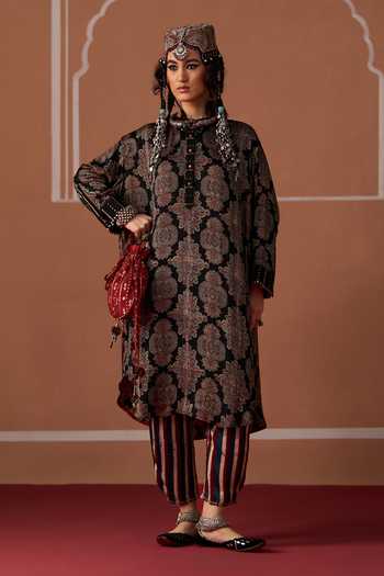 Swatti Kapoor Sitara Ajrakh Kurta & Pant Set
