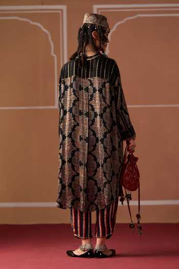 Swatti Kapoor Sitara Ajrakh Kurta & Pant Set