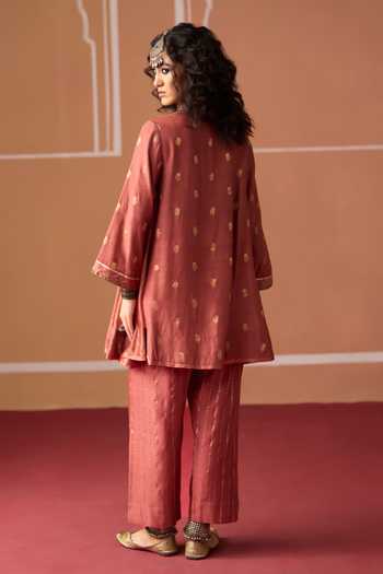Swatti Kapoor Charu Short Flared Kurta Set 