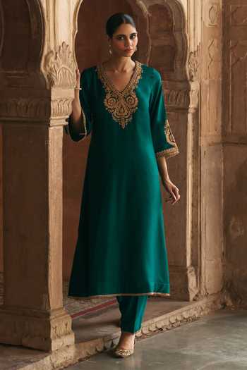 Sheetal Batra Haayat Long Kaftan With Salwar 