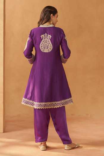 Sheetal Batra Rabhya Silk Chanderi Kurta Set 