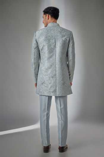 Salil Bhatia Zari Embellished Sherwani Set 