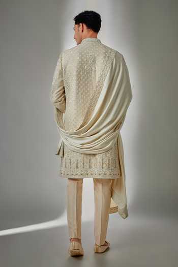 Salil Bhatia Hand Embroidered Sherwani Set 