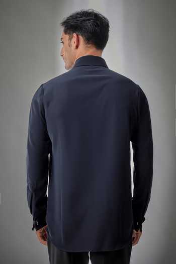 Salil Bhatia Dual Panther Hand Embroidered  Shirt 