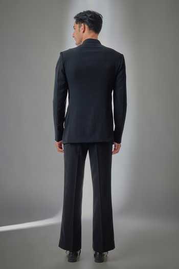 Salil Bhatia Embroidered Bandhgala & Pant Set 