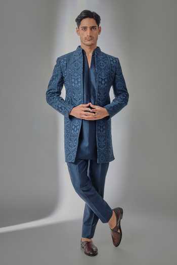 Salil Bhatia Embroidered Sherwani Set 