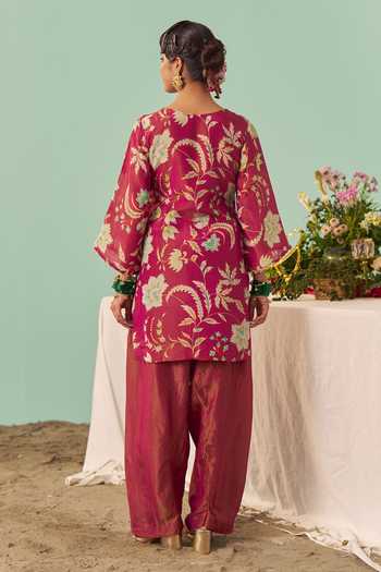 Chrkha Chintz Print Kurta & Pant Set