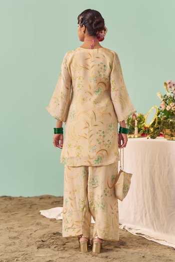 Chrkha Chintz Printed Kurta & Pant Set