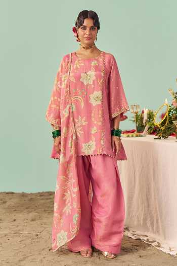 Chrkha Chintz Print Kurta Set