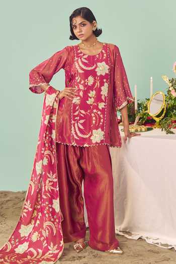 Chrkha Chintz Print Kurta Set
