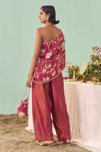 Chrkha Chintz Print Top & Pant Set