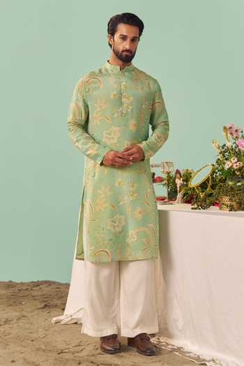 Chrkha Printed Kurta Set