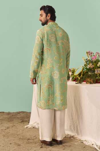 Chrkha Printed Kurta Set